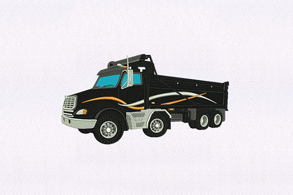 Black Freight Truck Embroidery Design Review