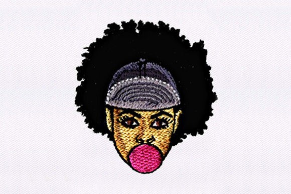 Blowing Young Girl Embroidery Design Review