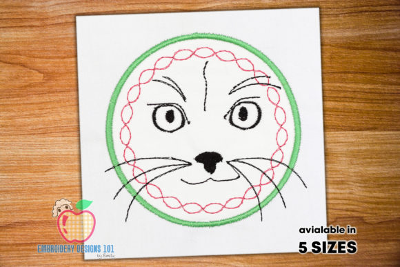 Cute Cat Frame Applique Review
