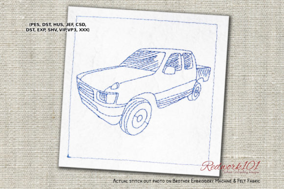 Pickup Truck Bluework