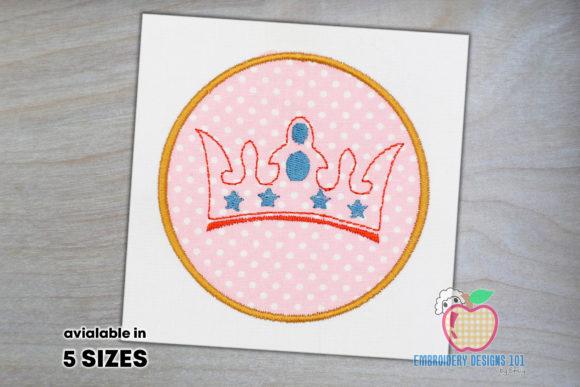 Royal Crown Applique Pattern Review for Sweatshirt Design