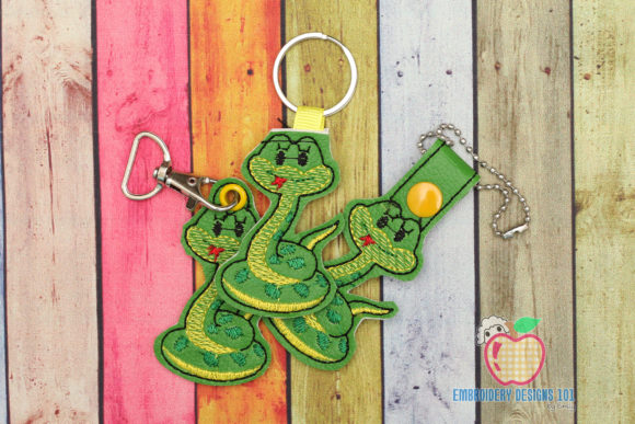 Snake ITH Snaptab Keyfob Review for Embroidery Sellers