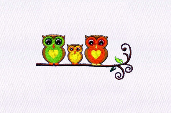 Tree Perched Owls Embroidery Review