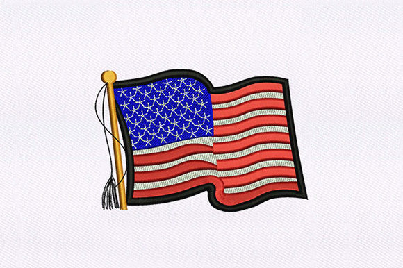 United American Flag Embroidery Design Review